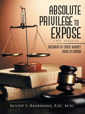 cover image of Absolute Privilege to Expose